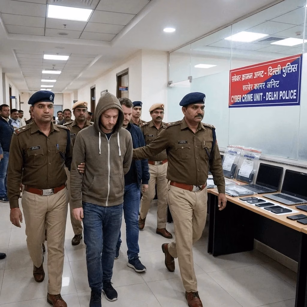 Delhi में 50 लाख की साइबर ठगी करने वाले 2 विदेशी गिरफ्तार, महिला बनकर सोशल मीडिया पर फैलाते थे जाल