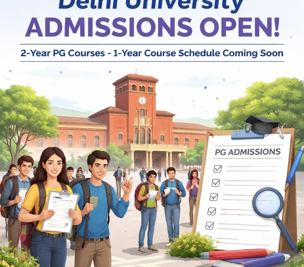 Delhi University में PG एडमिशन शुरू, 2 साल के कोर्स के लिए 7 जून तक करें आवेदन