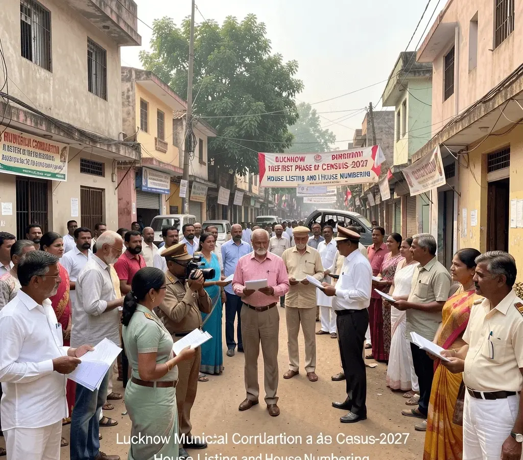 Lucknow में जनगणना-2027 का काम शुरू, मकानों की नंबरिंग के लिए मैदान में उतरे हजारों अफसर