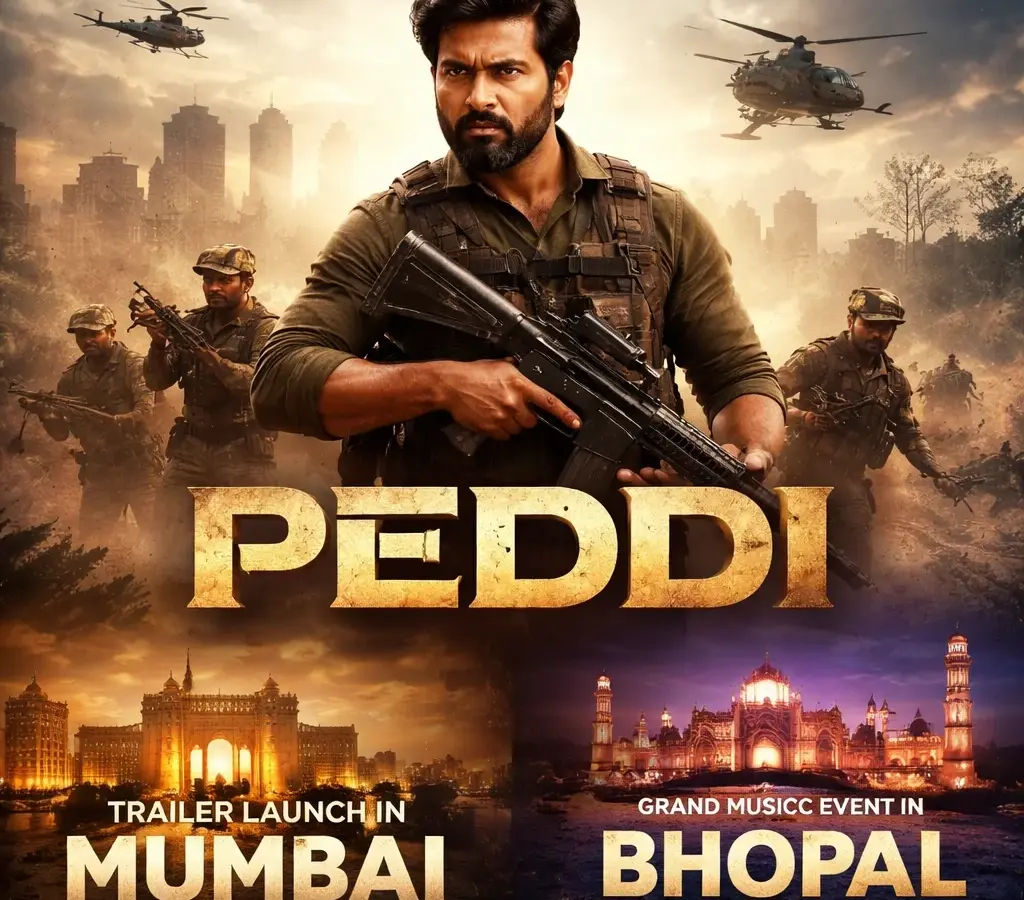 Ram Charan की फिल्म Peddi का ट्रेलर अब Mumbai में होगा लॉन्च, Bhopal में होगा ग्रैंड म्यूजिकल इवेंट