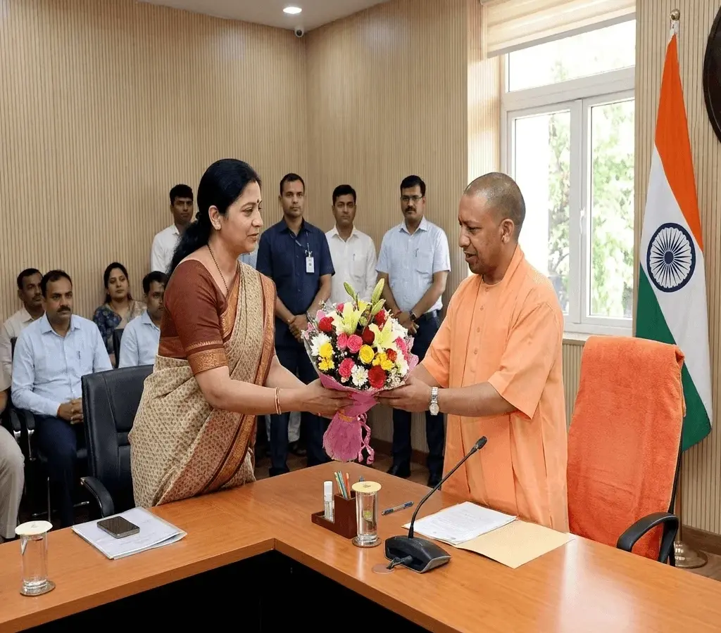 UP: बाहुबली धनंजय सिंह की पत्नी श्रीकला रेड्डी ने की CM योगी से मुलाकात, जौनपुर में सियासी हलचल तेज