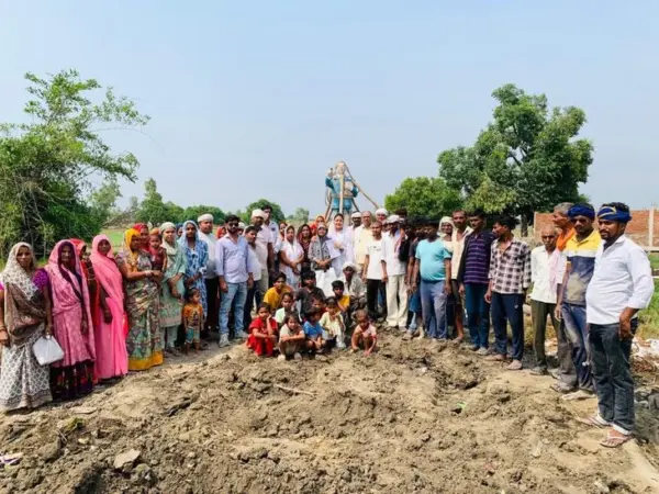 Lucknow के गहलवारा गांव में लगी बाबा साहब की प्रतिमा, 30 साल पुराना ग्रामीणों का सपना हुआ पूरा