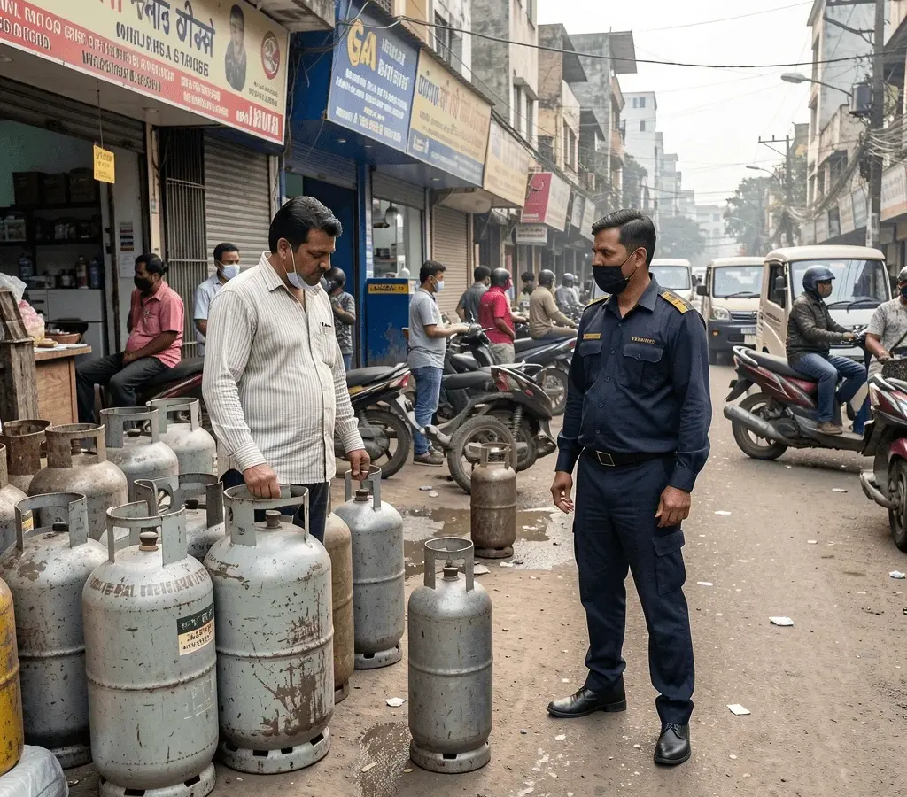 Mumbai में गैस एजेंसी मालिक और कर्मचारी गिरफ्तार, बड़े सिलेंडर से छोटे सिलेंडर में भर रहे थे अवैध रूप से LPG