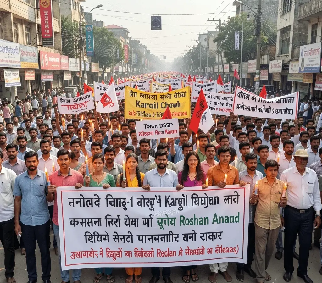 Patna में रौशन आनंद की रिहाई के लिए छात्रों का कैंडल मार्च, Khan Sir के संस्थान पर हमले के मामले में बड़ी कार्रवाई