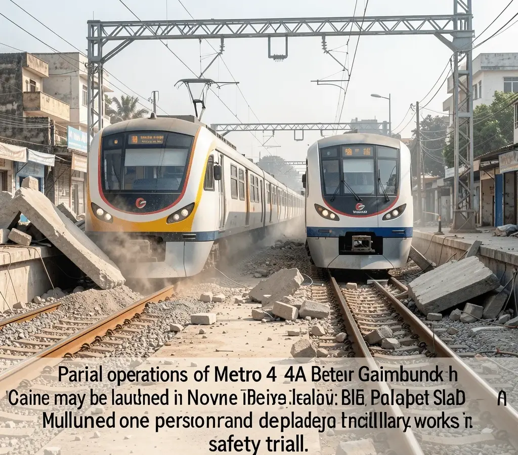 Thane में Metro 4 और 4A के इंतजार में यात्री, अब नवंबर 2026 तक चालू हो सकती हैं ट्रेनें