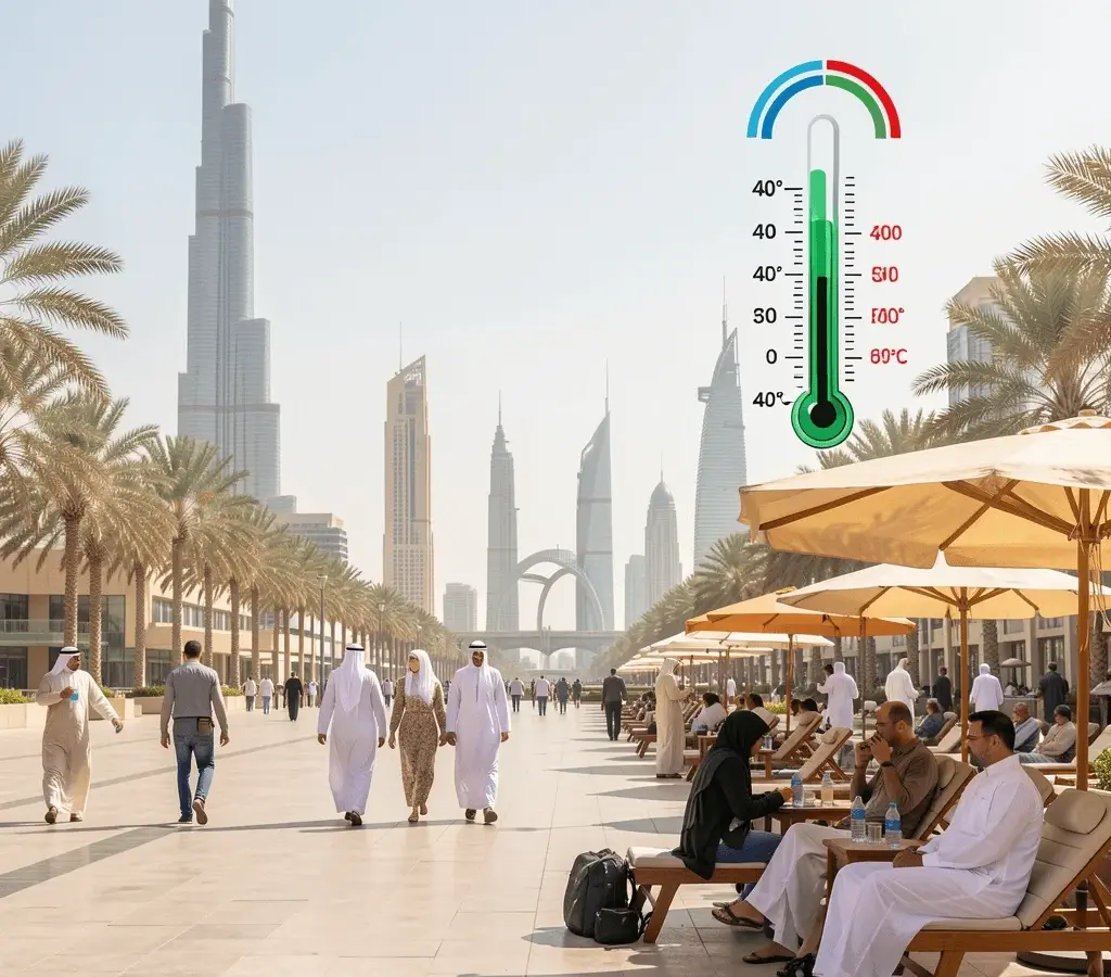 UAE में गर्मी का कहर, दुबई और अबू धाबी समेत कई शहरों में तापमान 41 डिग्री तक जाएगा