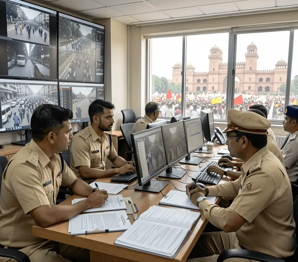 Delhi में संसद मार्च हिंसा पर पुलिस की बड़ी कार्रवाई, 2,500 लोगों की हो रही जांच