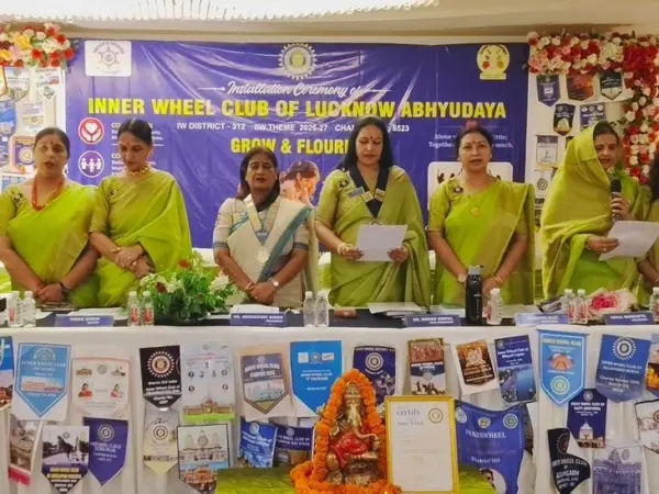 Lucknow में Inner Wheel Club ‘अभ्युदय’ का अधिष्ठापन समारोह, नए पदाधिकारियों ने ली शपथ