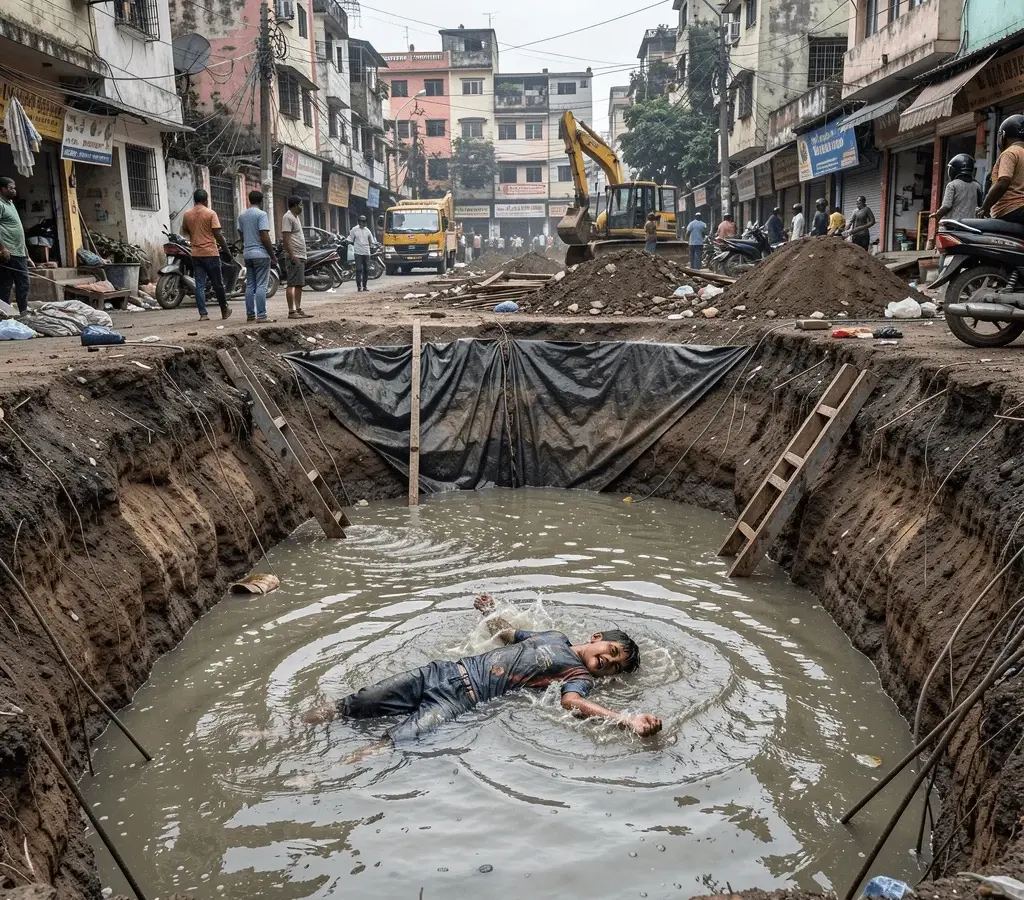Mumbai में खुदाई वाले गड्ढे में डूबने से 10 साल के बच्चे की मौत, Andheri का मामला