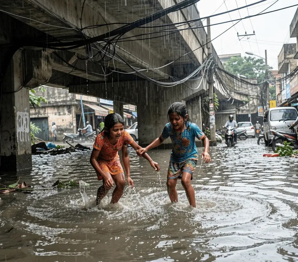 Navi Mumbai में बारिश के पानी से करंट लगने से 2 लड़कियां घायल, अस्पताल में भर्ती