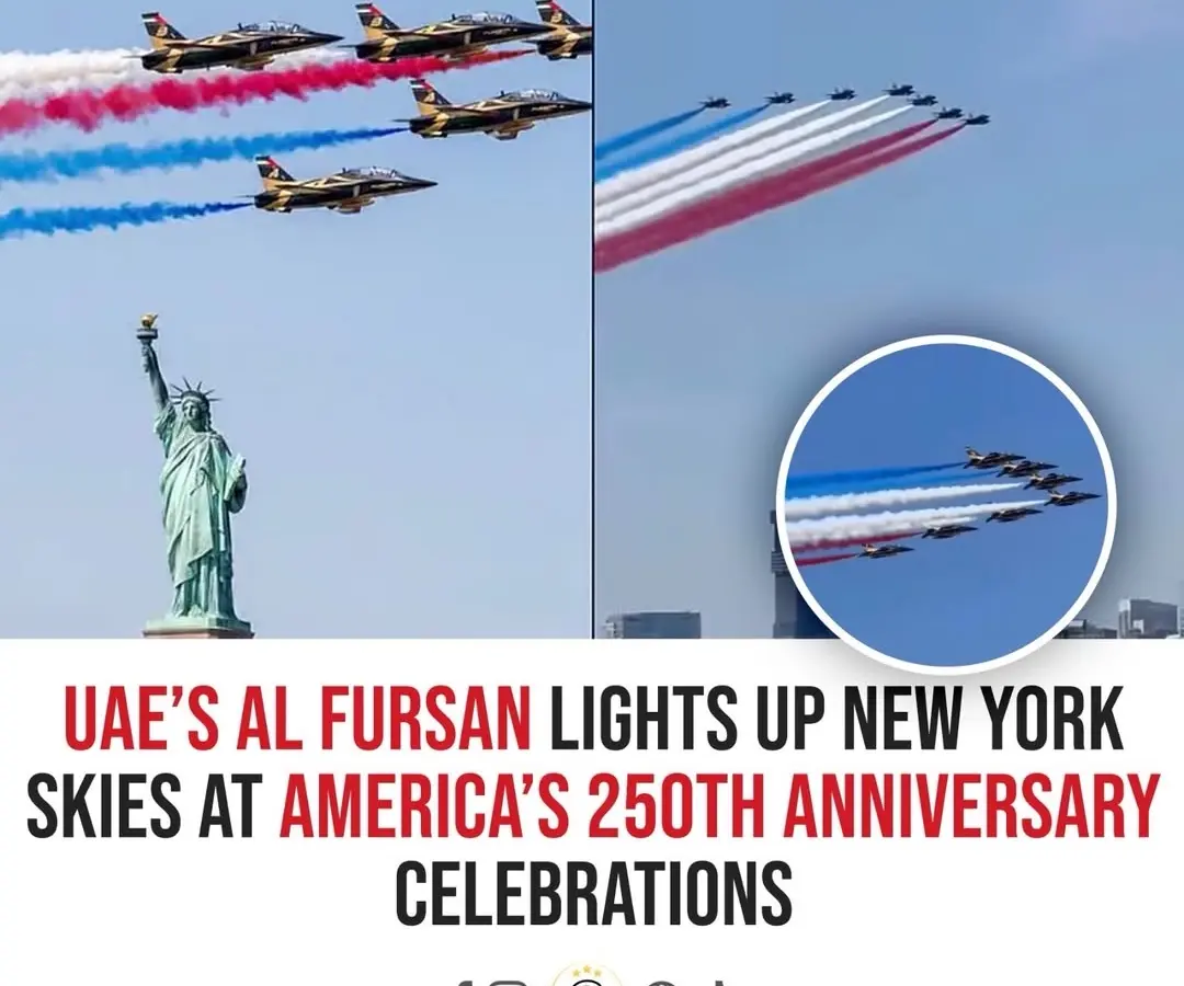 USA के 250वें स्वतंत्रता दिवस पर UAE के Al Fursan ने मचाया धमाल, पहली बार अमेरिकी आसमान में दी प्रस्तुति