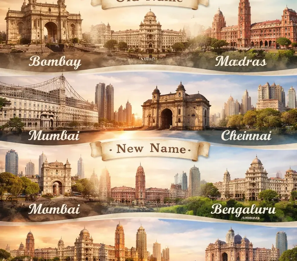 मुंबई और चेन्नई समेत कई भारतीय शहरों के नाम बदले, जानिए क्या है इसके पीछे की वजह और पूरा प्रोसेस