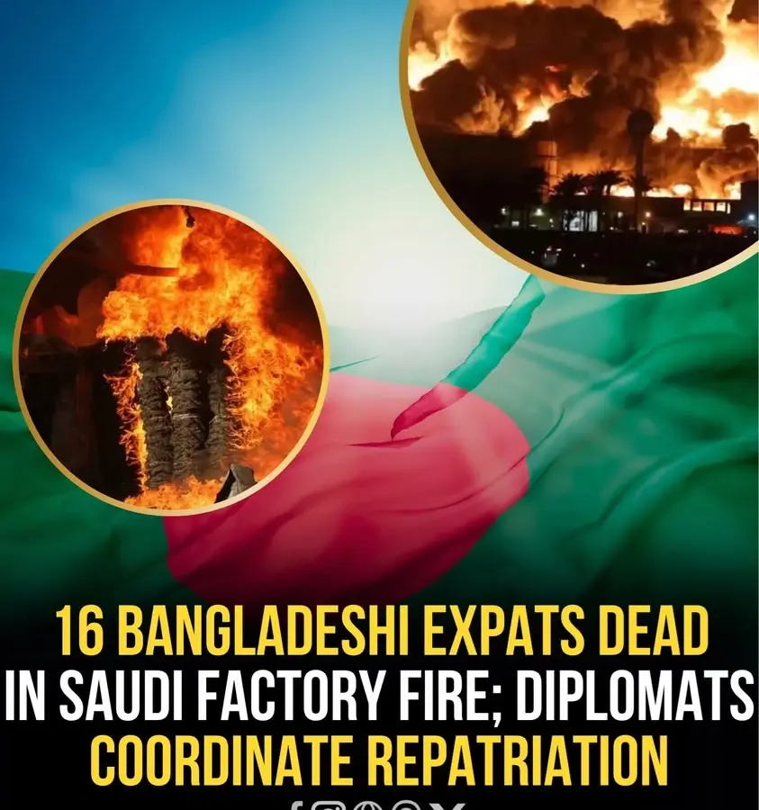 Saudi Arabia में फैक्ट्री में लगी भीषण आग, 16 बांग्लादेशी मजदूरों की मौत